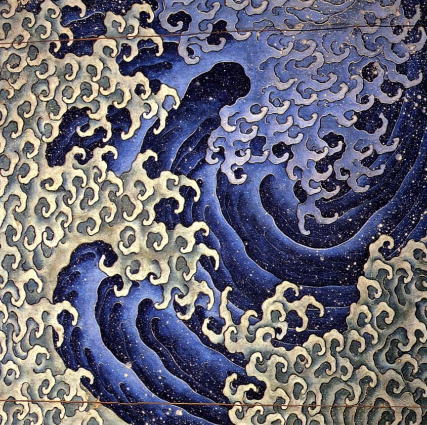 Vague masculine, Katsushika Hokusai