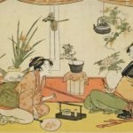 Concours d'ikebana entre Ohisa Takashima Okita Naniwaya, Kitagawa Utamaro, 1793-1794