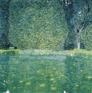 Le parc du château Kammer am Attersee, peinture à l'huile de Gustav Klimt, 1910