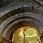 Voussure du portail primitif de l'église Ste-Marie de Rieux-Minervois