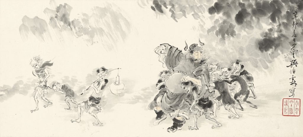 Zhong Kui, 1951, Iink and light color on paper, Fan Haolin