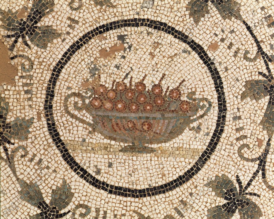 Coupe de cerises, art romain, 3e siècle.