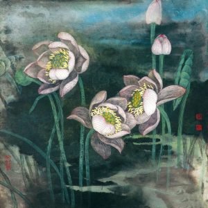 Peinture de fleurs, Chen Huimin