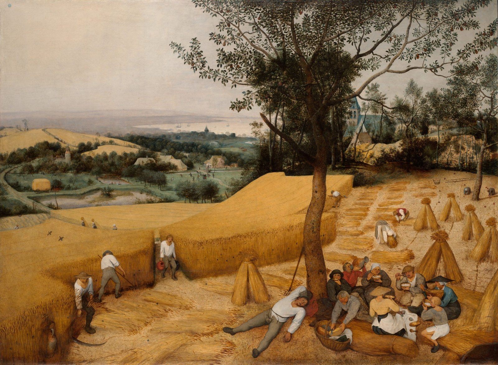 Les moissonneurs, 1565, Pieter Brueg