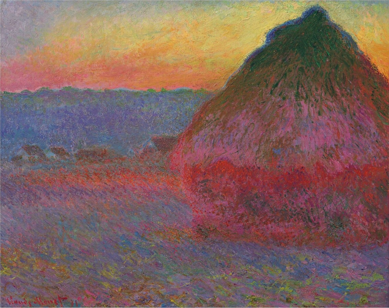 Meule, huile sur toile, 1891, Claude Monet