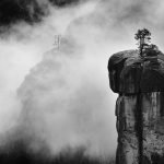 The Rostrum in a Winter Storm, photographie de Brittany Colt