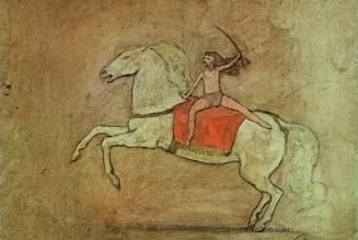Equestrienne cheval, 1905, Pablo Picasso