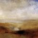 Paysage avec une rivière et une baie en arrière-plan, 1840-1850, Turner
