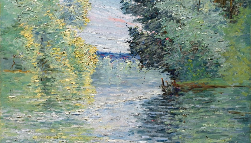 Le Petit bras de la Seine à Argenteuil, huile sur toile, vers 1890, Gustave Caillebotte (1848-1894)