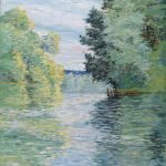 Le Petit bras de la Seine à Argenteuil, huile sur toile, vers 1890, Gustave Caillebotte (1848-1894)