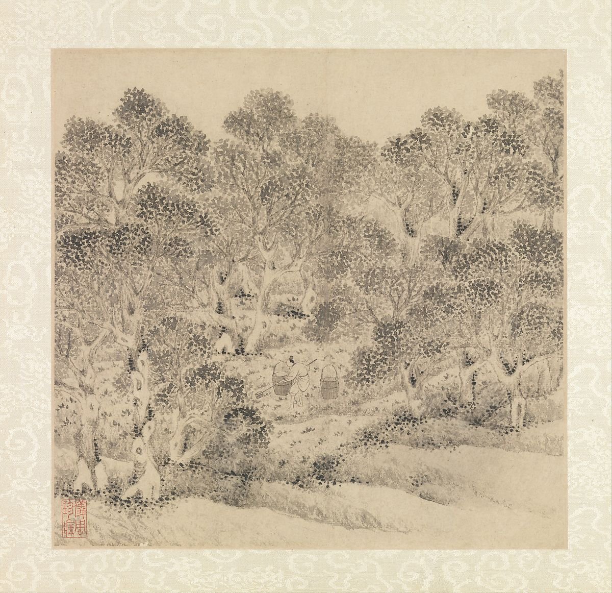 Le jardin de l'administrateur incompétent, 1551, Wen Zhengming, feuillet 8