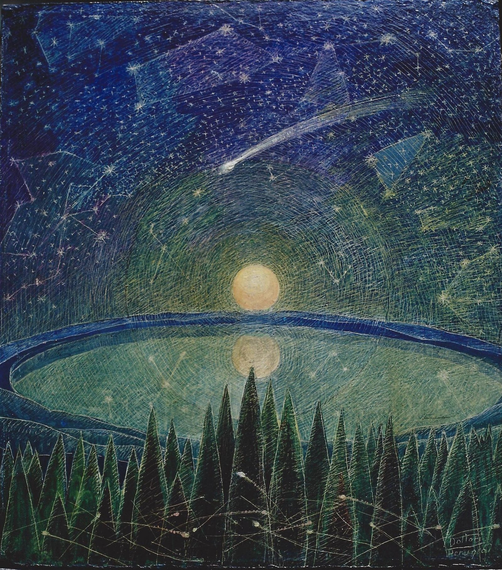 Alba lunare, 1930, Gerardo Dottori