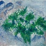 Le muguet, huile sur isorel, 1975, Marc Chagall (1887 - 1985)