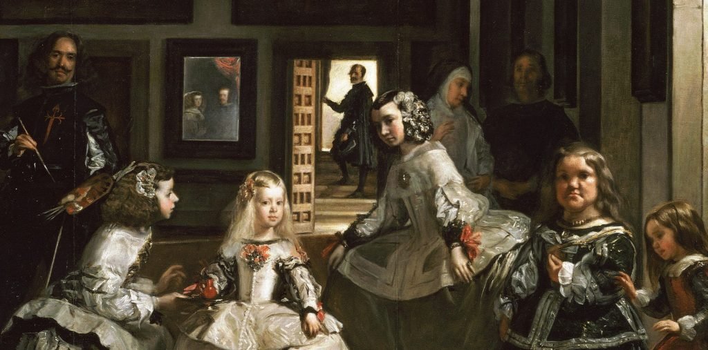 Las Meninas ou La Famille de Felipe IV, détail, huile sur toile, Diego Vélasquez