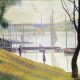 Le Pont de Courbevoie, 1886 et 1887, Georges-Pierre Seurat.
