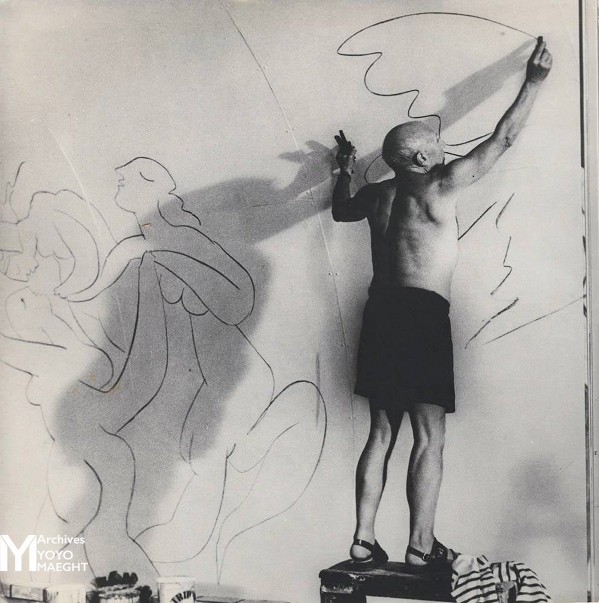 Pablo Picasso par Brassaï, vers 1960, archives Yoyo Maeght