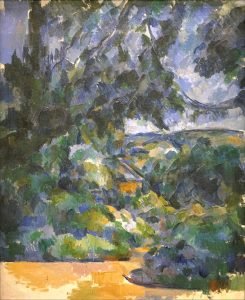 Paysage bleu, huile sur toile, 1904-1906, Paul Cézanne