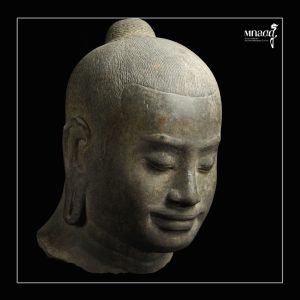 Le visage de Jayavarman VII, détail - Musée national des arts asiatiques - Guimet