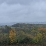 Paysage savignacois en novembre, photographie de Dominique Clergue