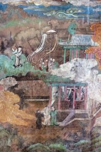 Fresque du palais Yongle, Apothéose de la nonne enceinte