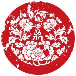 Ding et chrysanthème, logo stagiaires