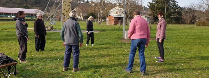 Pratiques au parc de l'école Tiandi février 2021